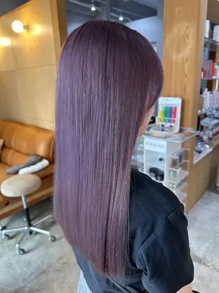 ミディアム miloc MOMOKAのヘアスタイル