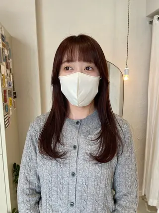 ロング 石川 瑠琉のヘアスタイル