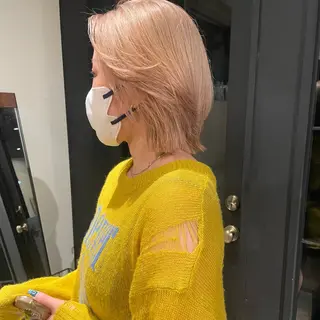 ショート ハナ🌼 梅田/ボブ/パーマのヘアスタイル
