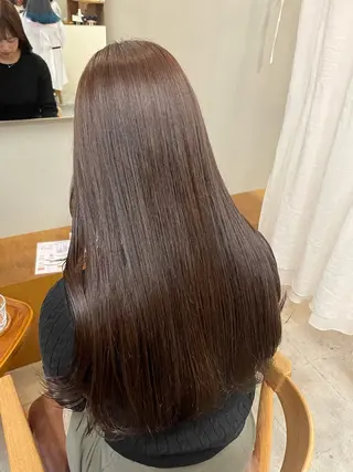 ロング カラー 山下 悠月のヘアスタイル