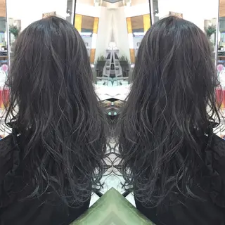 ロング カラー 青木 茂樹⭐️ 透明感カラーのヘアスタイル