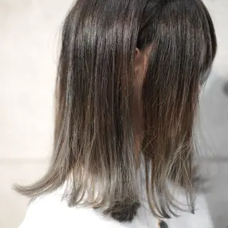 ミディアム カラー 神野 洸都のヘアスタイル