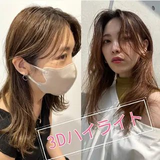 カラー 佐々木 美玖のヘアスタイル