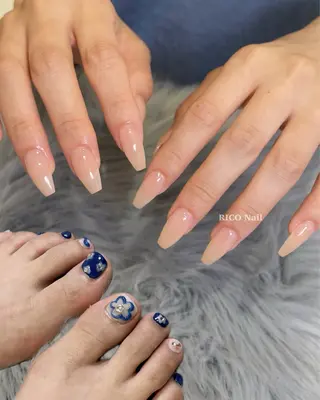 ネイル RICO Nail パーツつけ放題🌈のネイルデザイン