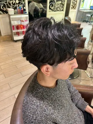 パーマ メンズ メンズパーマ特化🔥 ツイスパ/シャドウのヘアスタイル