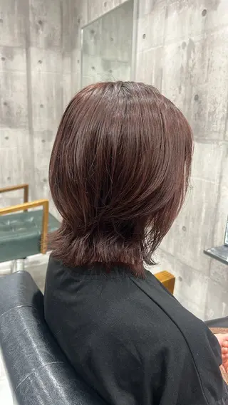 ミディアム men'sカット.パ ーマHIKARI🐥のヘアスタイル
