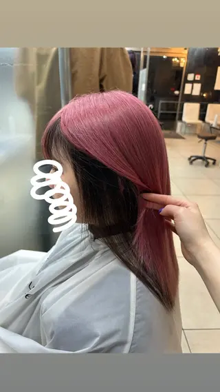 ロング カラー 🫧ダメージレス🫧 松下のヘアスタイル