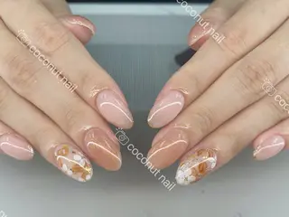 ネイル 神田 ココナッツのネイルデザイン
