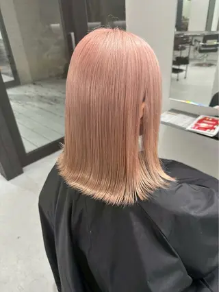 ミディアム カラー カラーモデル募集中 /新潟万代/かこ🩵のヘアスタイル