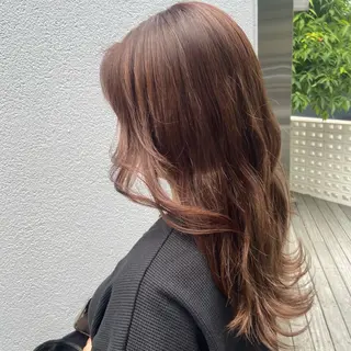 ロング カラー 久田 知奈梨のヘアスタイル