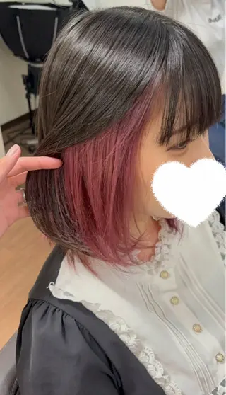ミディアム カラー 限界オタク美容師 💜Natsuki☁のヘアスタイル