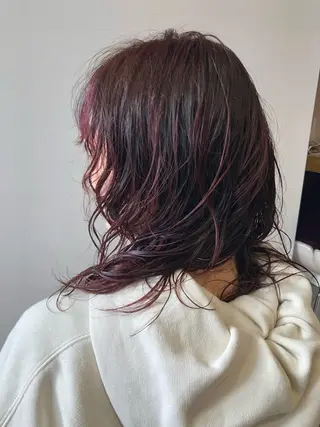 ミディアム パーマ 石井 良典のヘアスタイル