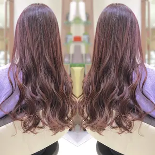 セミロング カラー 韓国レイヤー×透明感 カラー/山崎一輝のヘアスタイル