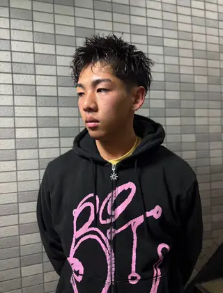 ショート パーマ メンズ charme所属・💈メンズ短髪特化 ✂︎伊藤大輝💈のヘアスタイル