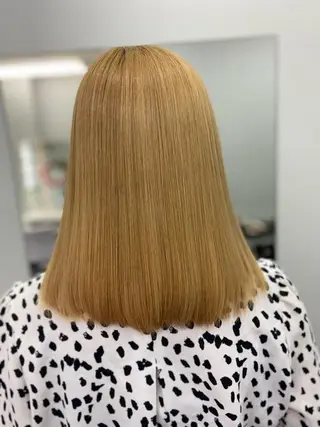 セミロング カラー メンズ キッズ ネイル マツエク・マツパ 🧡可愛い色落ち🧡 ハイトーン特化🧡のヘアスタイル