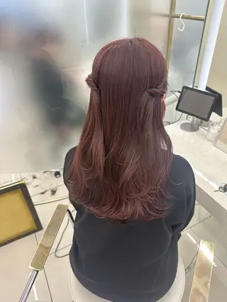 ロング カラー ミディアムカット/ COA銀座🐩マコのヘアスタイル