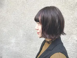 ミディアム カラー tatsumi/ボブ ウルフ/レイヤーのヘアスタイル