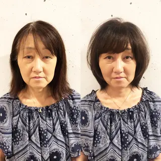 ショート 髪質改善縮毛矯正 専門店のヘアスタイル
