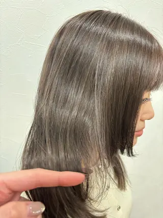 ミディアム 小顔似合わせカット ┊︎*AYANO*のヘアスタイル