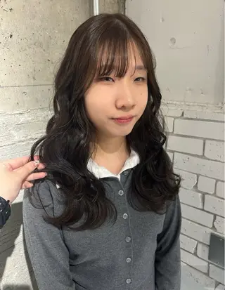 ロング カラー chiharu 𝜗𝜚꙳.*のヘアスタイル