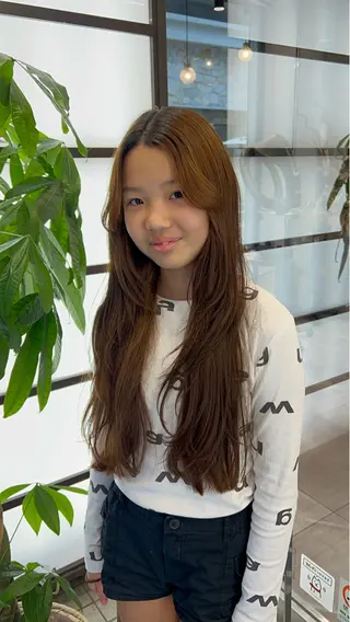 ロング 🌞レイヤー×カラー 前川那津美🌞のヘアスタイル