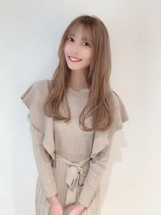 ロング カラー なりたいが叶う ながしまじゅんきのヘアスタイル