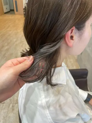 ショート カラー 小顔/似合わせカット 杉山莉菜のヘアスタイル
