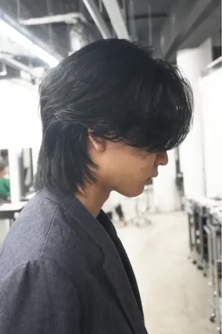 ミディアム メンズ 湖城 恵吾のヘアスタイル