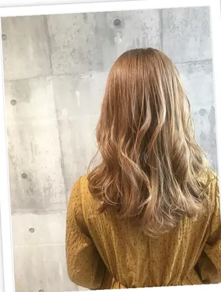 ロング カラー パーマ ヘアアレンジ メンズ キッズ ネイル マツエク・マツパ EnBlesS西宮 マンツーマン神道有基のヘアスタイル