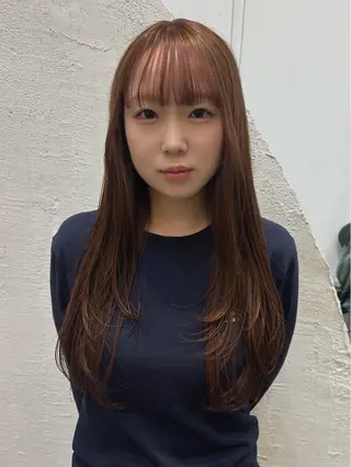 ロング カラー TAP /金沢市 瀧川優羽 ໒꒱· ﾟのヘアスタイル