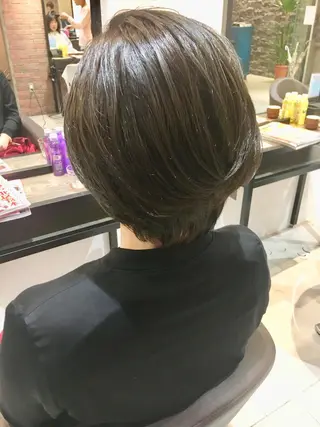 ショート カラー 笠谷 正之のヘアスタイル