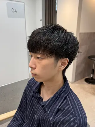 パーマ メンズ 川﨑 未稀のヘアスタイル