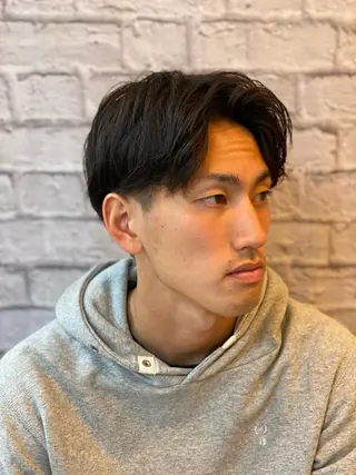 ミディアム メンズ 【メンズカット】 黒田美穂のヘアスタイル