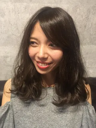 ロング カラー hair salon Glanzのヘアスタイル