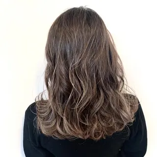 ミディアム カラー 【azure横浜】 🧸misaki🌸のヘアスタイル