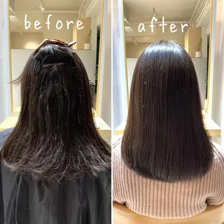 ミディアム ✨髪質改善　美髪✨ 縮毛　井上 大誠のヘアスタイル