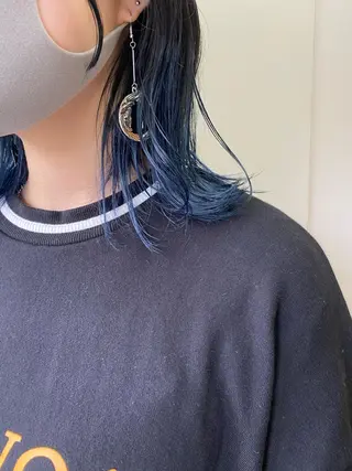 ミディアム カラー stylist トモヤのヘアスタイル