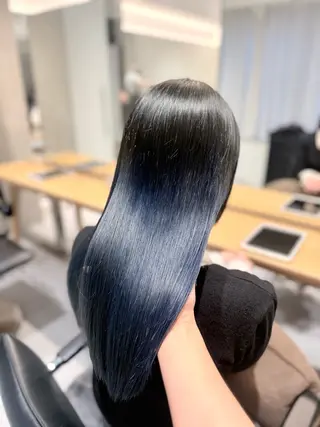 ロング カラー ツヤ髪/韓国ヘア 💎Nokaのヘアスタイル