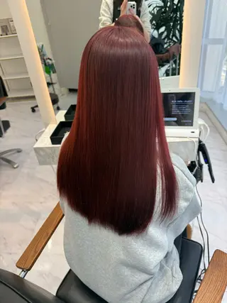 セミロング 西川 ことねのヘアスタイル