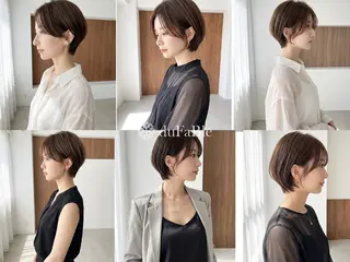 ショート 白髪ぼかし/清水 和馬のヘアスタイル