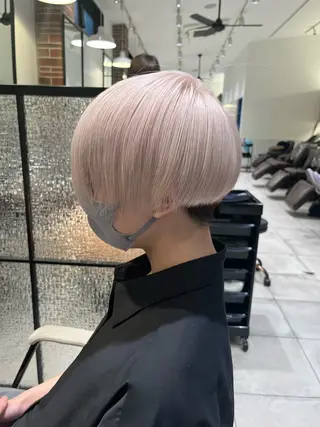 カラー メンズ 吉原葵/ハイトーン /インナーカラーのヘアスタイル