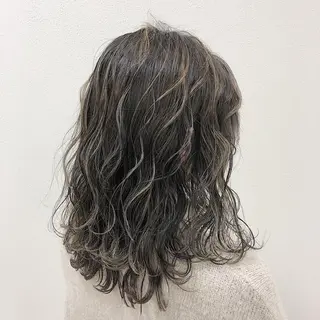 ミディアム カラー ノンダメージ髪質改善 カラー💎/KURAのヘアスタイル