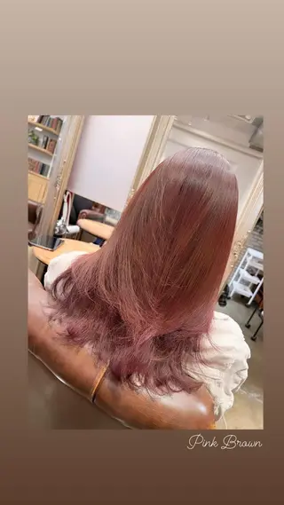 ロング カラー ハイライト/インナー /ブリーチ/レイヤーのヘアスタイル