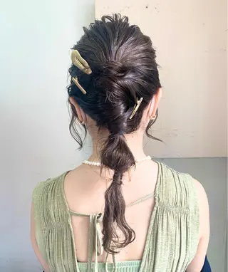 ロング カラー ヘアアレンジ 🦕ウルフカット 🦕ａｋｉｈｏのヘアスタイル