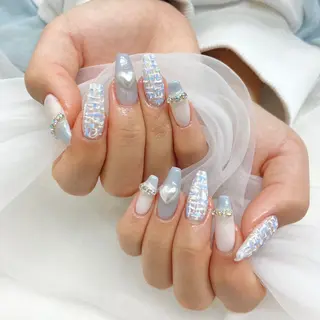 ロング ネイルJaol 池袋のネイルデザイン