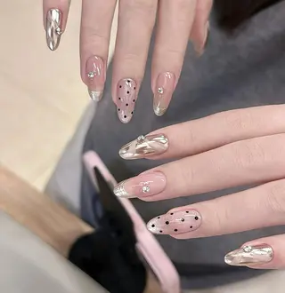 ネイル By moonネイル 🌷ワンホン/韓国風のネイルデザイン