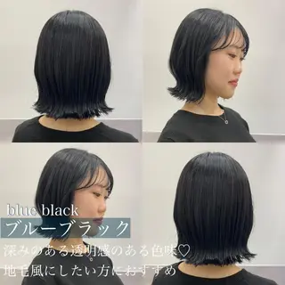 ミディアム カラー SAKINO. ベージュカラーのヘアスタイル