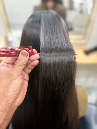 ロング 白鳥 正孝のヘアスタイル