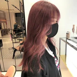 ロング カラー 相川 愛実のヘアスタイル