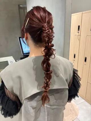 ロング ヘアアレンジ ayaka #パーマ#アレンジのヘアスタイル